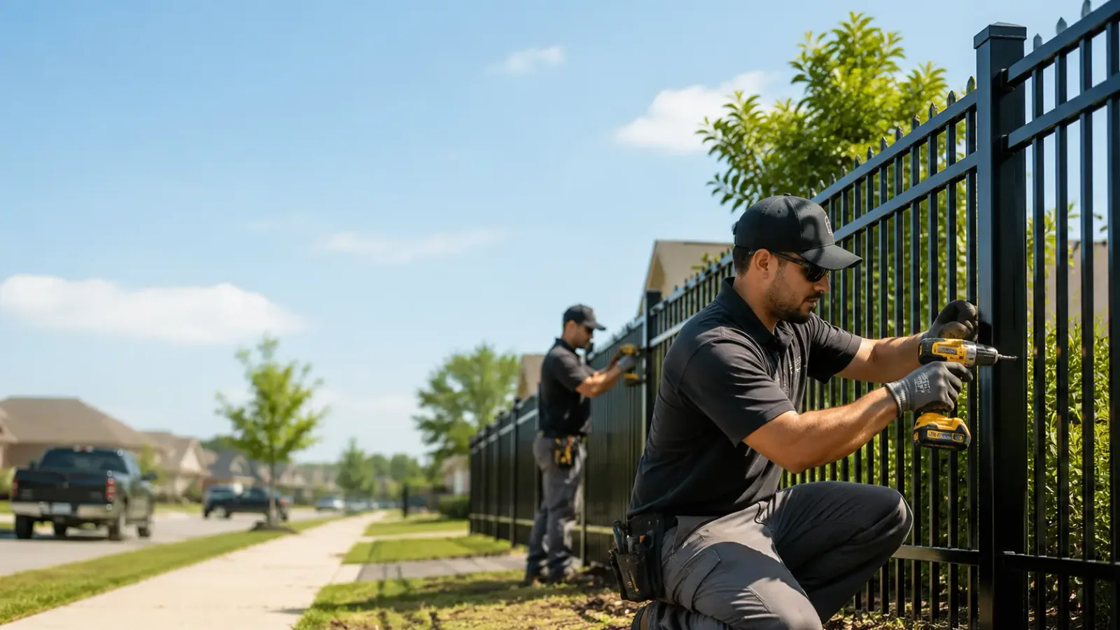 Metal Fence Installation in Verona, VA